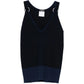 Navy Ring Detail Tank Top - CHANEL