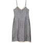 Blue Silk Slip Dress