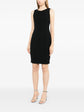 Black Wool Sleeveless Sheath Dress - view 3