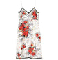 Floral Print Silk Slip Dress