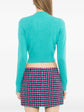 2014 Turquoise Cashmere Cardigan - view 4