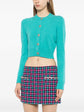 2014 Turquoise Cashmere Cardigan - view 3