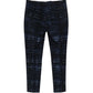 Blue Abstract Print Tailored Trousers - view 2