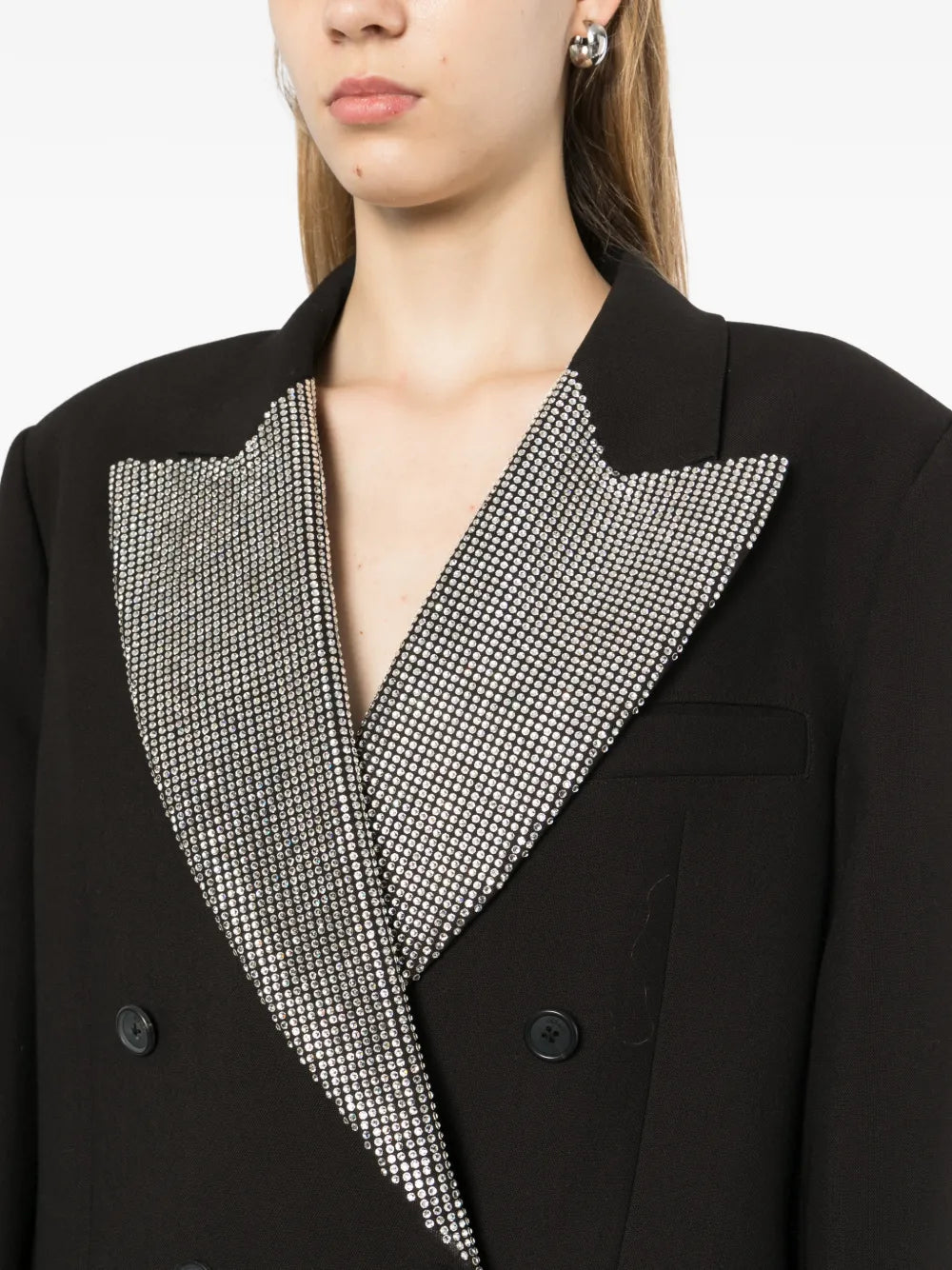 Khaite Balton Crystal Double-Breasted Blazer - view 5