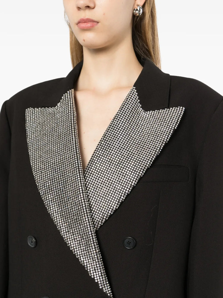 Khaite Balton Crystal Double-Breasted Blazer - view 5