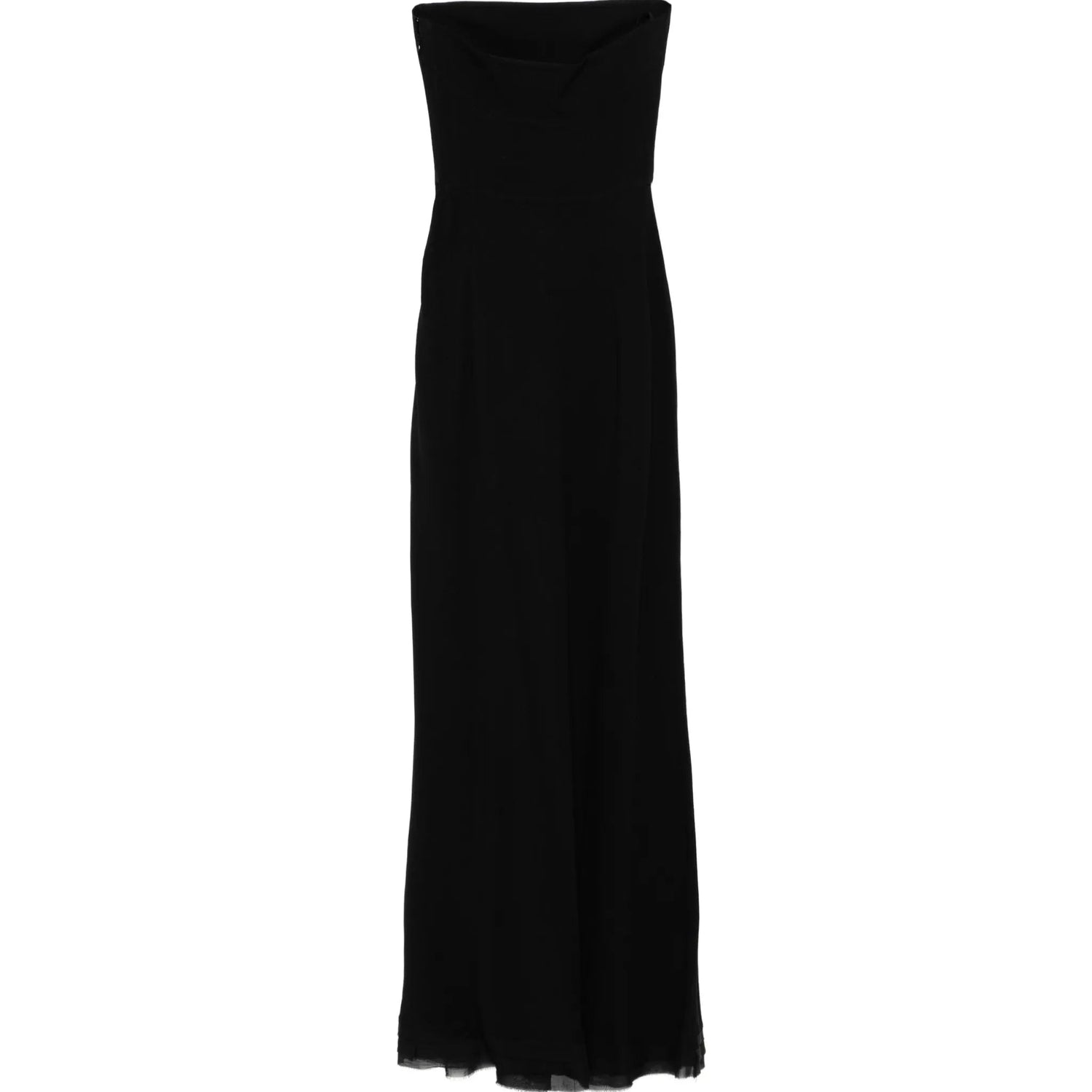 Black Strapless Maxi Dress - view 2