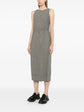 Sleeveless Linen CC Chain Belt Maxi Dress - view 3
