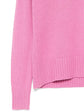 Pink V-Neck Cashmere Sweater - view 3