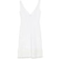 White Stretch Jacquard Sleeveless Dress - CHANEL