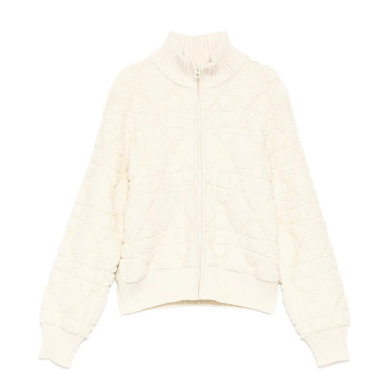 Macrocannage Zipped Cardigan - Christian Dior