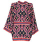 Silk Printed Kimono & Trousers Set - view 2