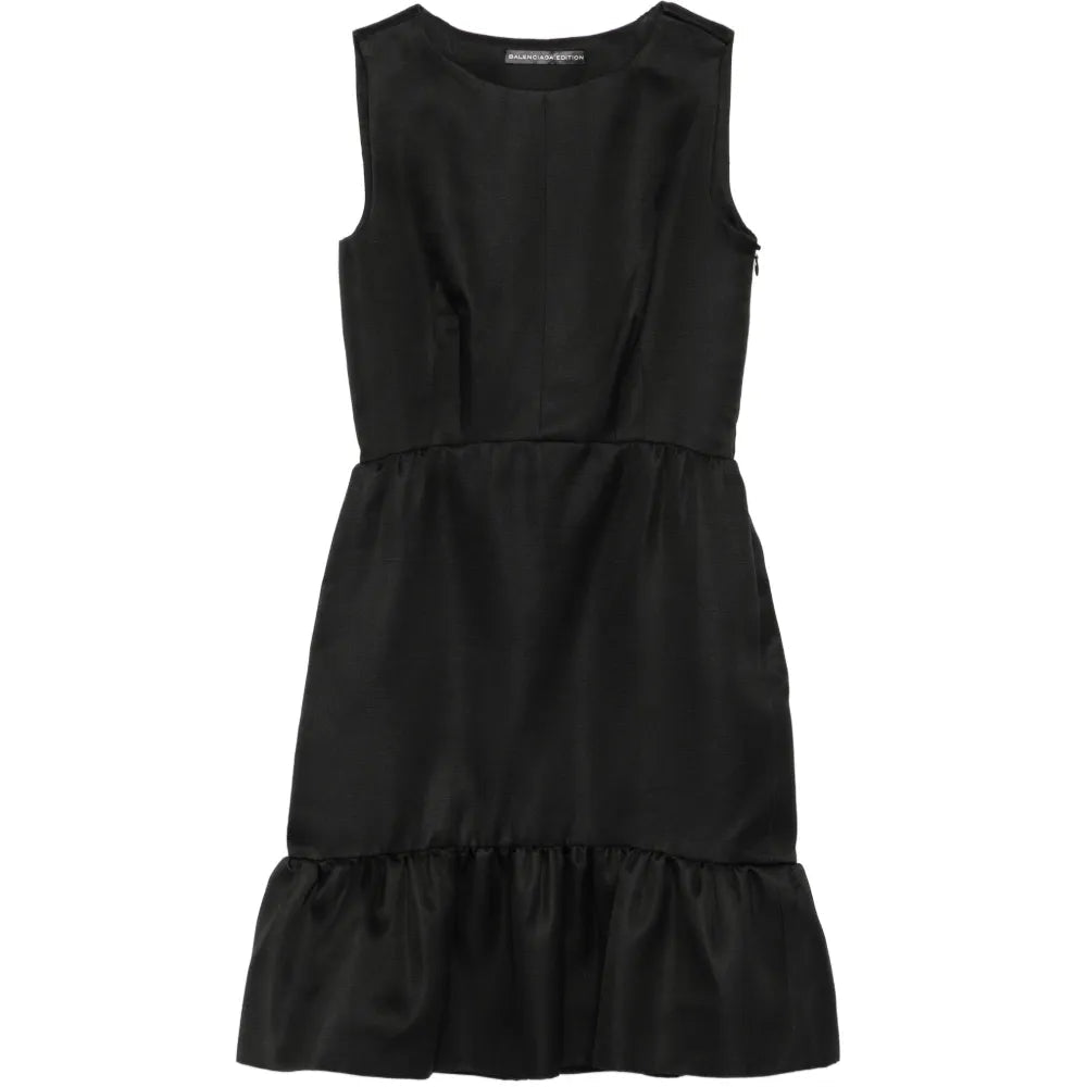 Tiered Hem Sleeveless Dress - Balenciaga