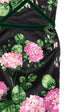 Floral Print Velvet Trim Dress - view 3