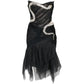 2004 Black Silk Crystal-Snake Dress
