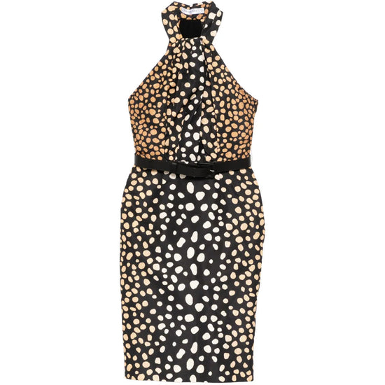 2009 Polka Dot Silk Halterneck Dress - Christian Dior