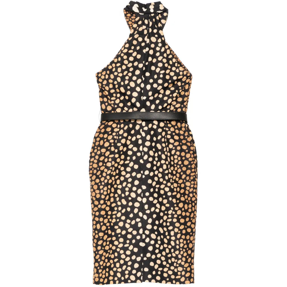 2009 Polka Dot Silk Halterneck Dress - view 2