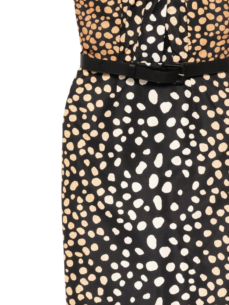 2009 Polka Dot Silk Halterneck Dress - view 3