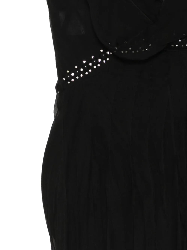 Silk Tulle Evening Dress - view 3