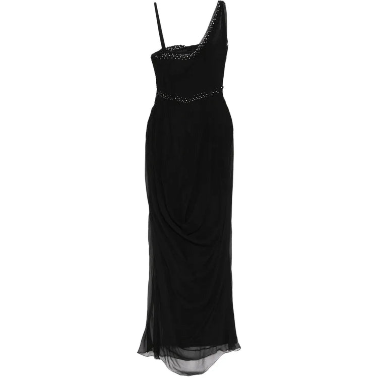 Silk Tulle Evening Dress - view 2