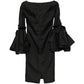2002 Silk Gothic Bell Sleeve Dress - view 2