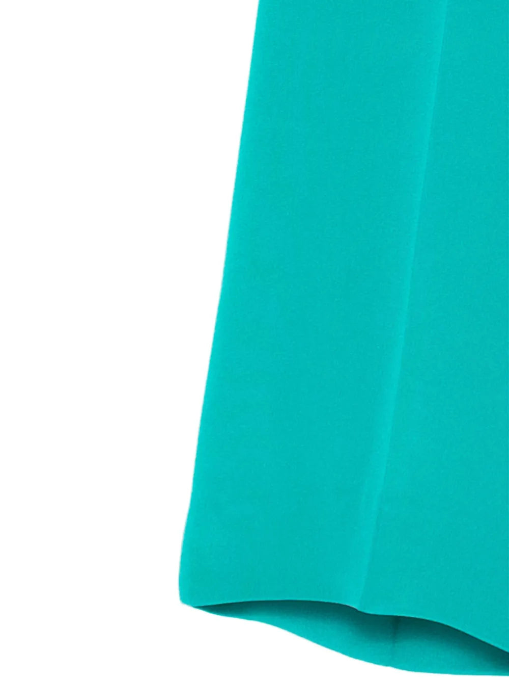 Turquoise Silk Trousers - view 3
