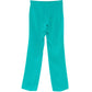 Turquoise Silk Trousers - view 2
