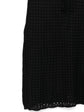 Black Crochet Silk Midi Dress - view 3