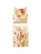 Floral Silk Midi Dress