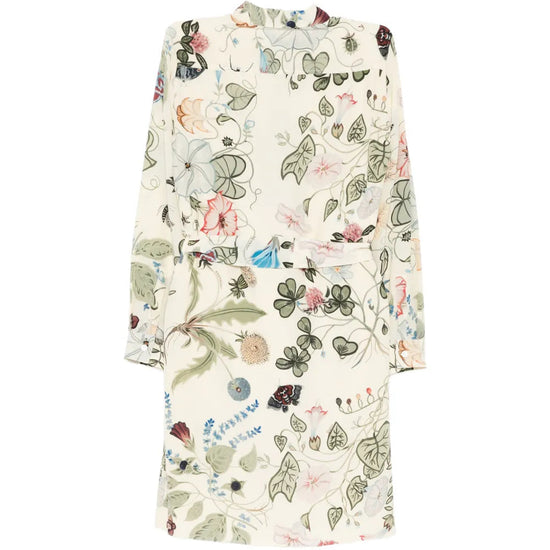 Flora Knight Printed Silk Shirt Dress - view 2