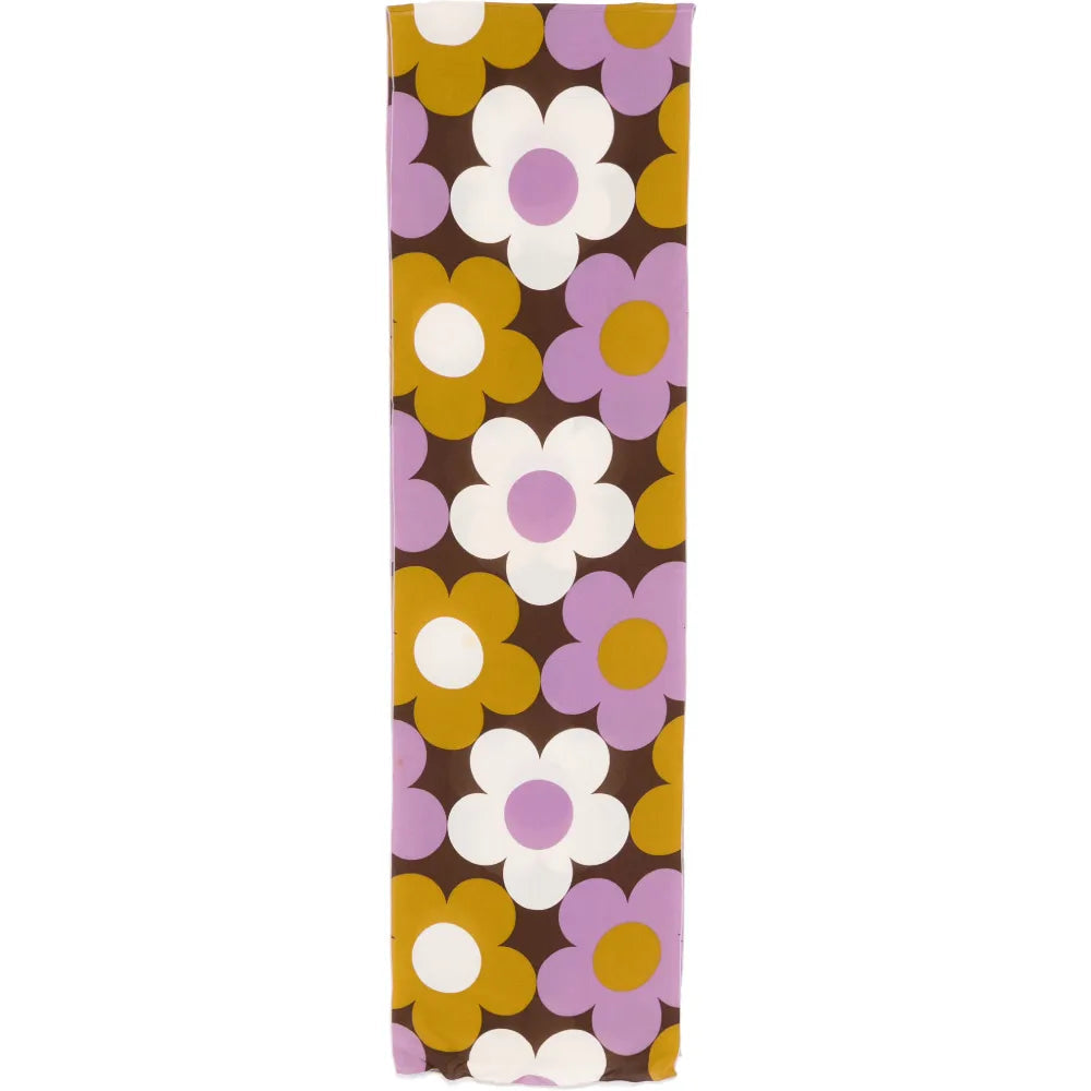 Multicolour Floral Silk Scarf - Celine