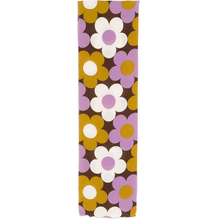 Multicolour Floral Silk Scarf - Celine