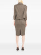 2005 Brown Tailored Wool Skirt Suit Set - view 3