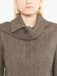 2005 Brown Tailored Wool Skirt Suit Set - view 4