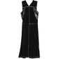 Studded Black Panel Midi Dress - Bottega Veneta