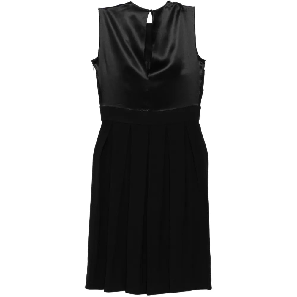 Tulle Panel Ribbon Waist Dress - view 2