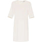 Ivory Tailored Wool Midi Dress - Saint Laurent