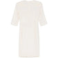 Ivory Tailored Wool Midi Dress - view 2
