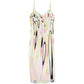 Abstract Print Slip Maxi Dress
