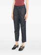 Indigo Denim Tailored Trousers - view 3