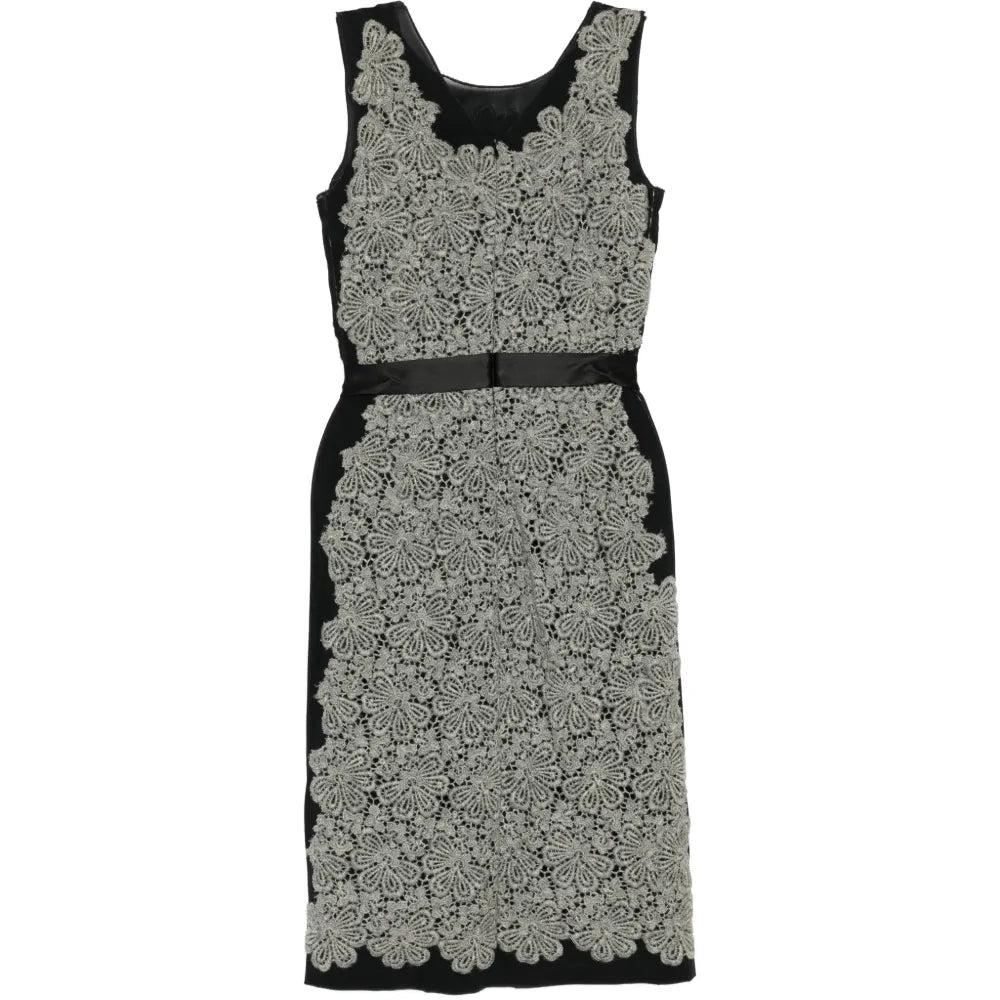 Floral Lace & Tulle Midi Dress - view 2