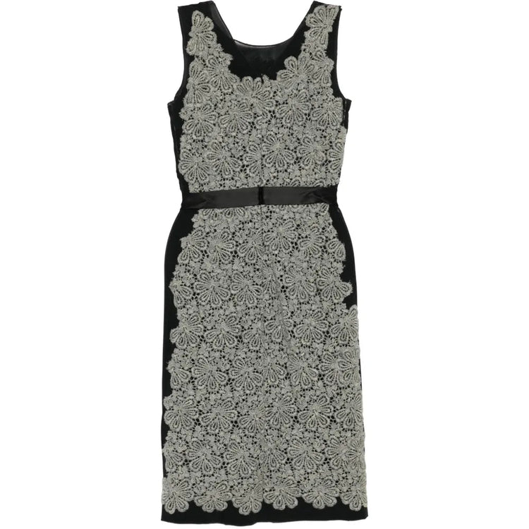 Floral Lace & Tulle Midi Dress - view 2