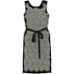 Floral Lace & Tulle Midi Dress - Dolce & Gabbana