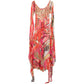 Multicolor Kaftan Maxi Dress