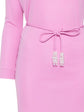 Pink Long Sleeve Dress - view 3