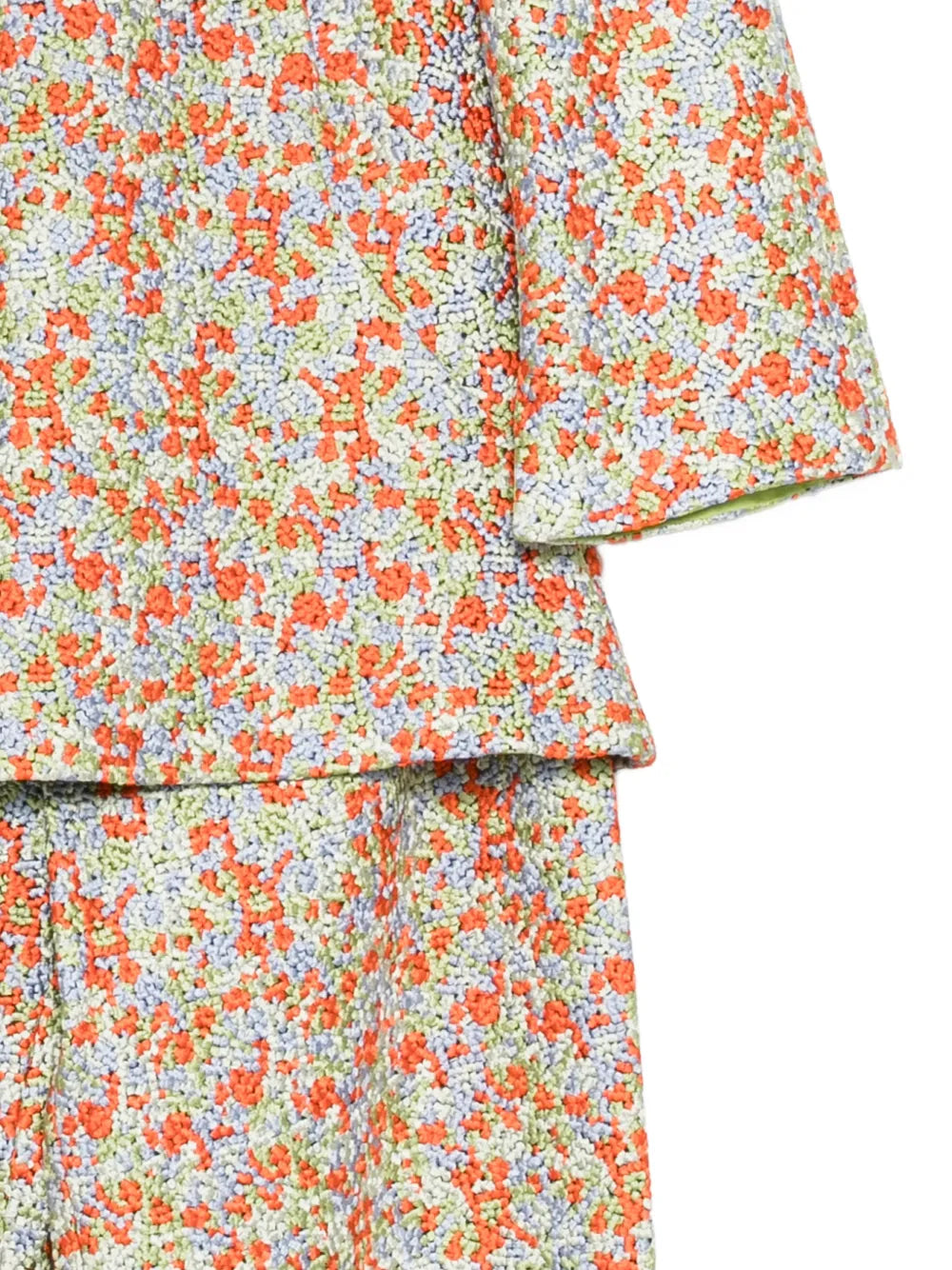 Ditsy Floral Embroidered Top & Trousers Set - view 3