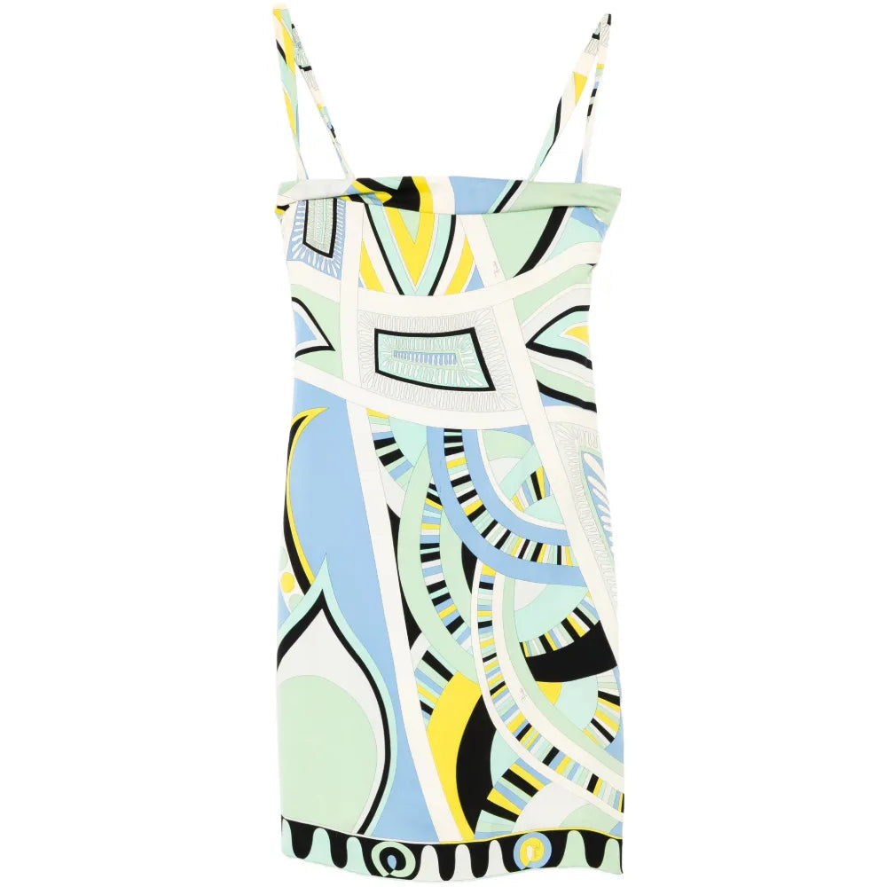 Abstract Print Slip Dress - PUCCI