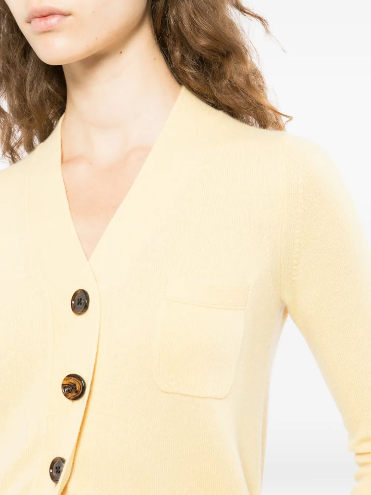 Yellow Cashmere Cardigan - view 5