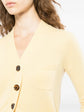 Yellow Cashmere Cardigan - view 5