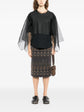 Textured Virgin Wool Skirt - view 2