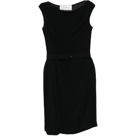 Draped Belted Dress - Valentino Garavani